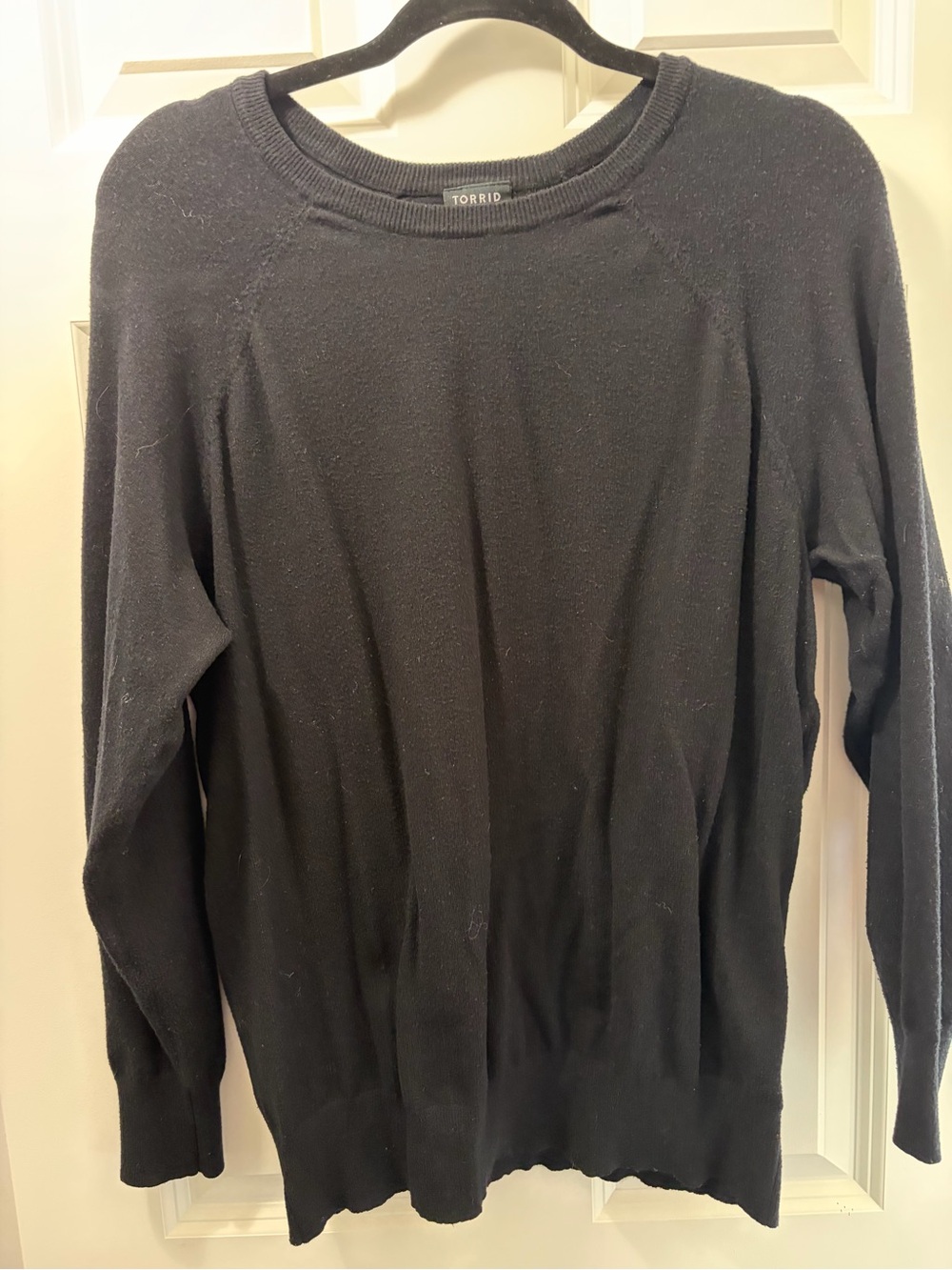 torrid Black Women's Crewneck Sweater